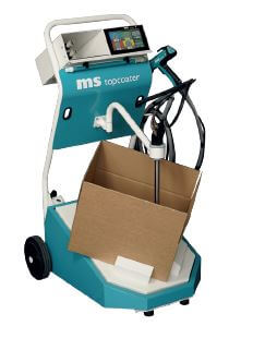 MS Elite Cart Powder Spray System - Single Applicator - Total Finishing Supplies