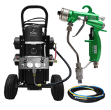 TFS Label Air-Assist-Airless (AAA) 14:1 Peak™ Pump - Cart with Compressor (V Packing) with VIPER® AAA Spray Gun - Total Finishing Supplies