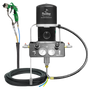 TFS Label Air-Assist-Airless (AAA) 14:1 Peak™ Pump - Wall Model Set-Up (V Packing) with VIPER® AAA Spray Gun